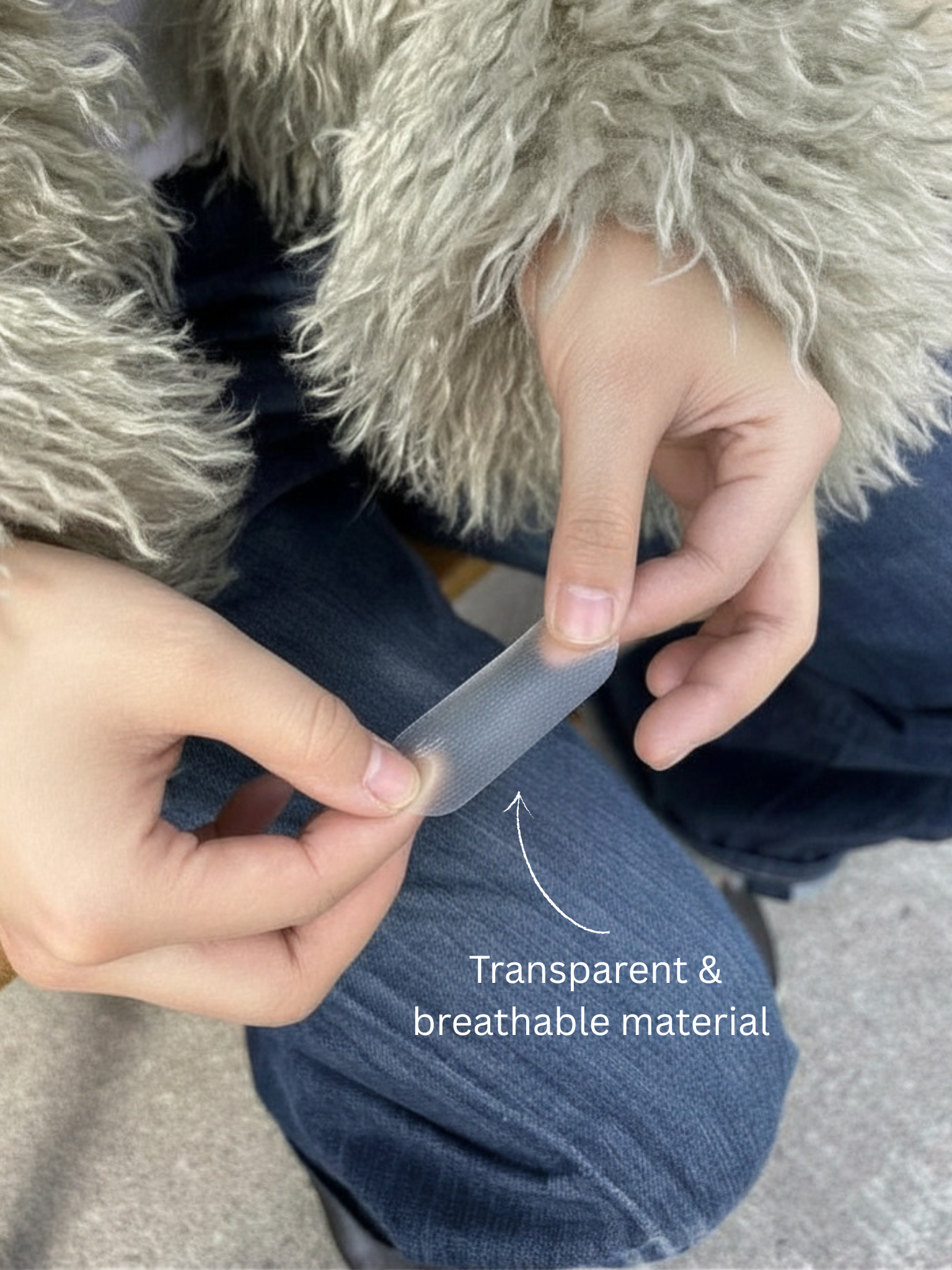 Public BESTIEEZ image showing transparent material being applied